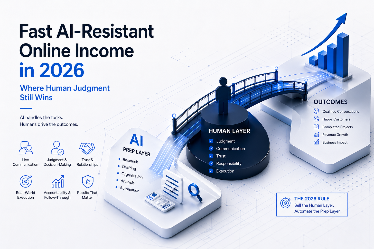 Fast AI-Resistant Online Income in 2026: Where Human Judgment Still Wins